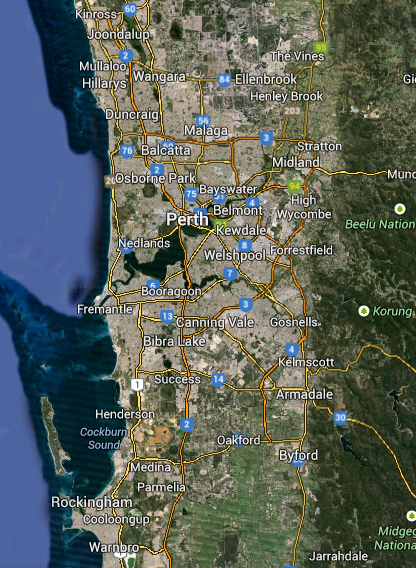 Perth Aerial View